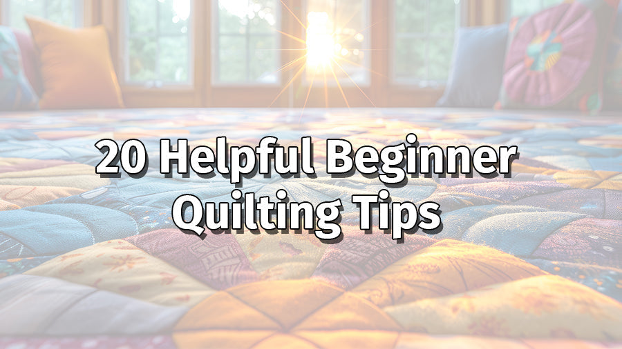 20 Helpful Beginner Quilting Tips