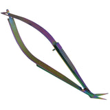 Squeezers' Jump Stitch angled Thread Snips - Rainbow