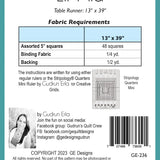 Lil' Mia - Table runner pattern 236