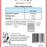 Lil' Saga - Table runner pattern 237