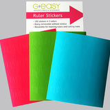 GEasy Ruler Stickers - Tropical Brights palette GE-1100