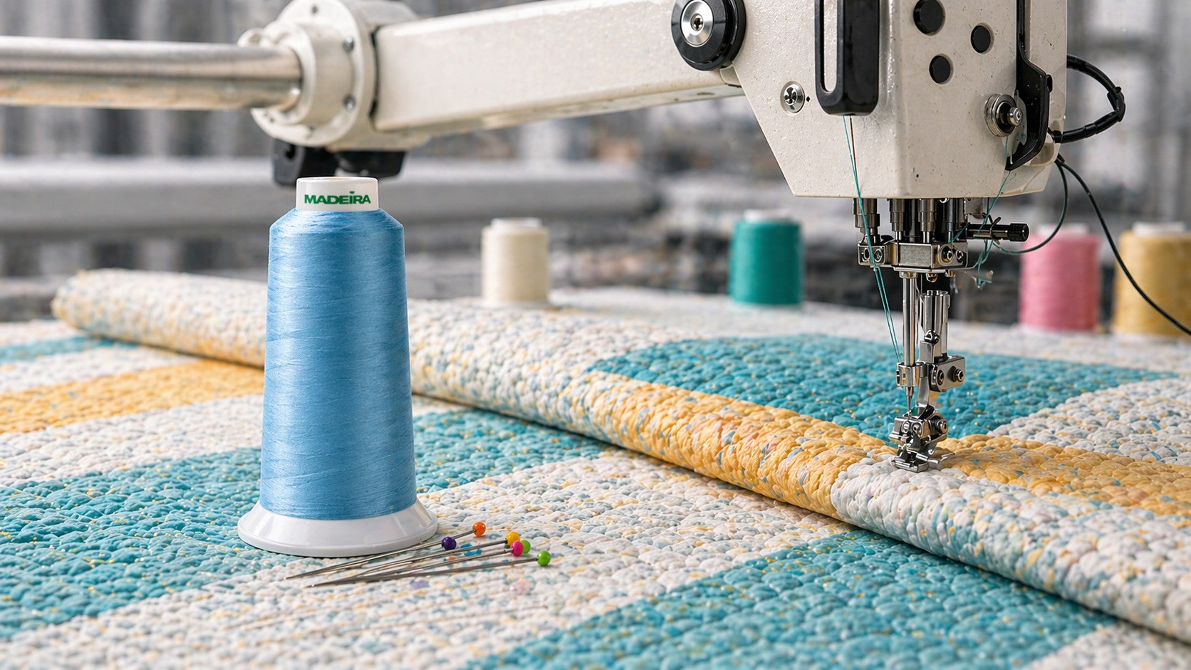Best Thread for Longarm Quilting (Why Polyester Wins)