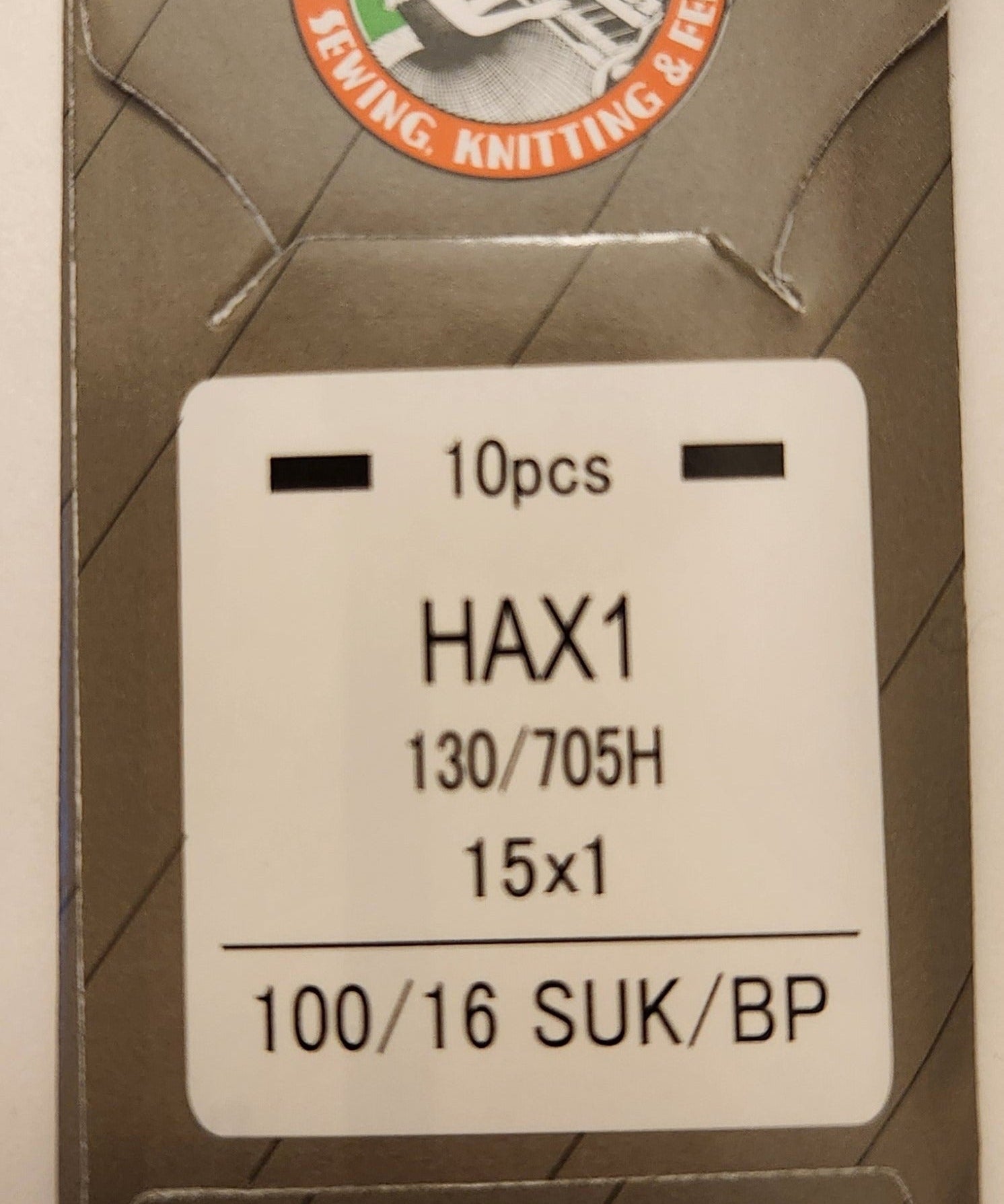 Organ 15x1BP | Flat-Sided Shank | Regular Eye | Ball Point | Home Embroidery, Sewing & Quilting Needle | Chrome | 100/bx 100/16