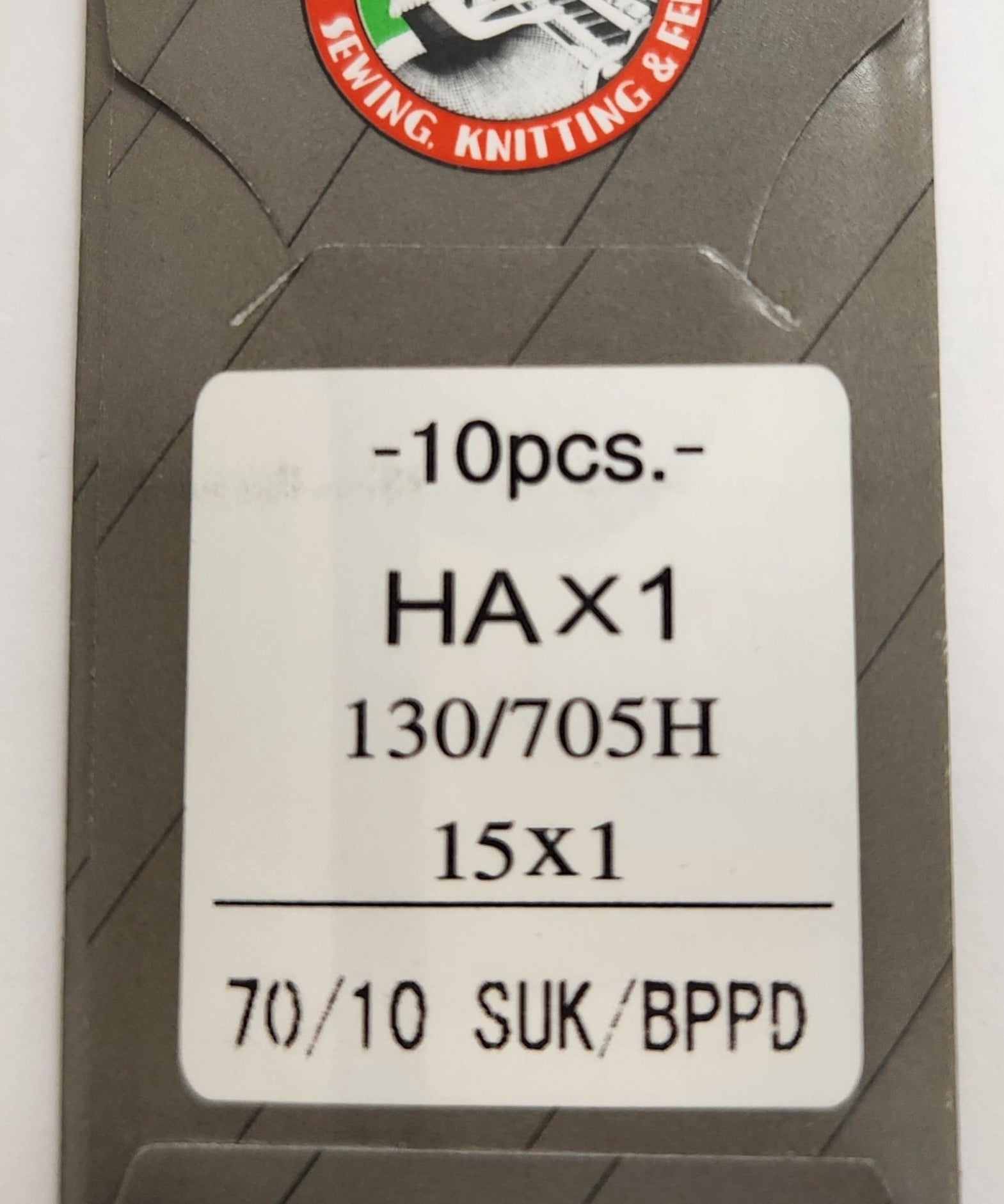 Organ 15x1BPPD | Flat-Sided Shank | Regular Eye | Ball Point | Home Embroidery, Sewing & Quilting Needle | Titanium | 100/bx 10/70