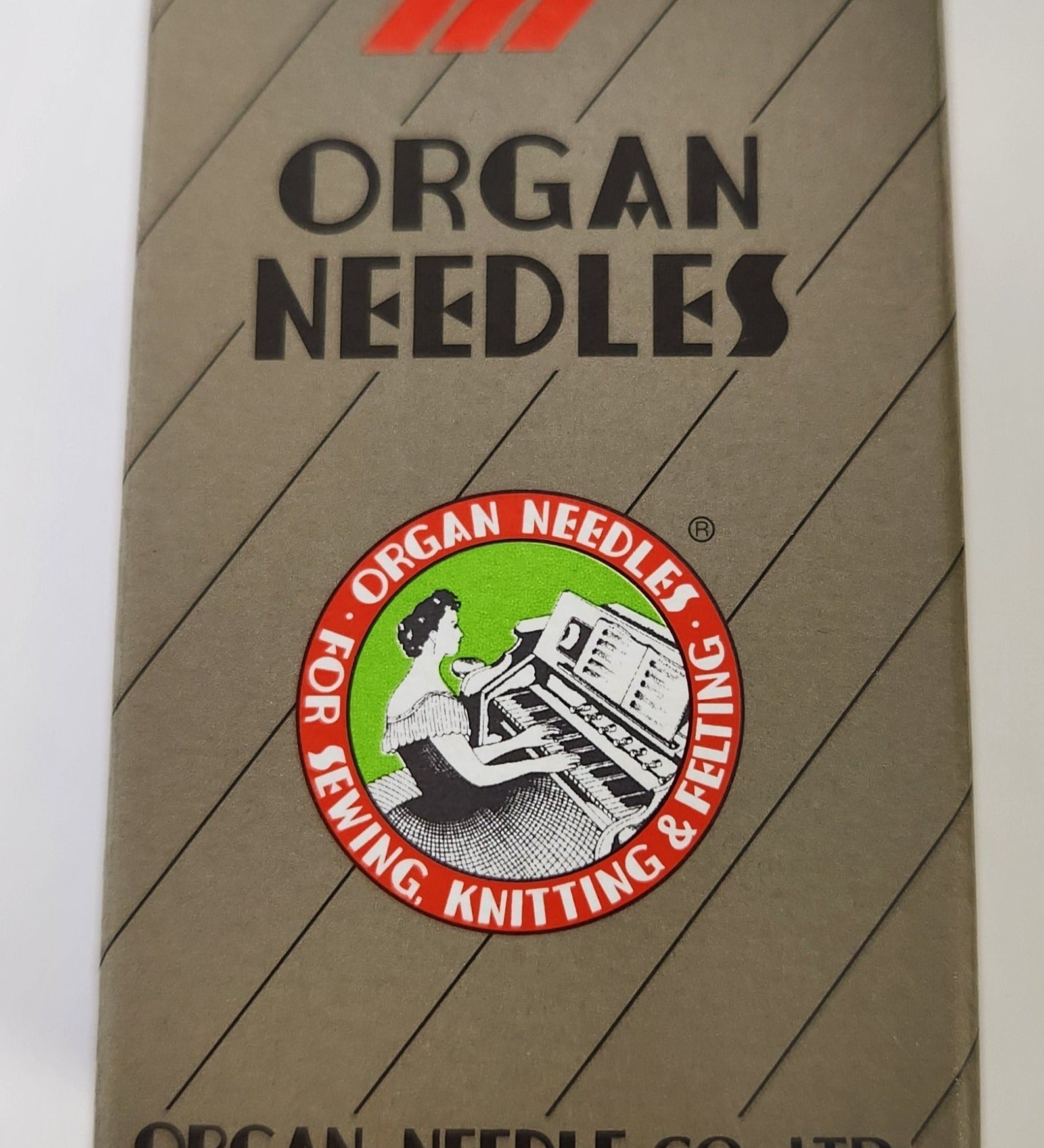 Organ 15x1SPBP | Flat-Sided Shank | Large Eye | Ball Point | Home Embroidery & Sewing Needle | For Stretchy Material | 100/bx