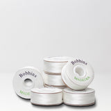 Madeira Premium Bobbins - Paper-Sided, White, L - Style, 144 Box
