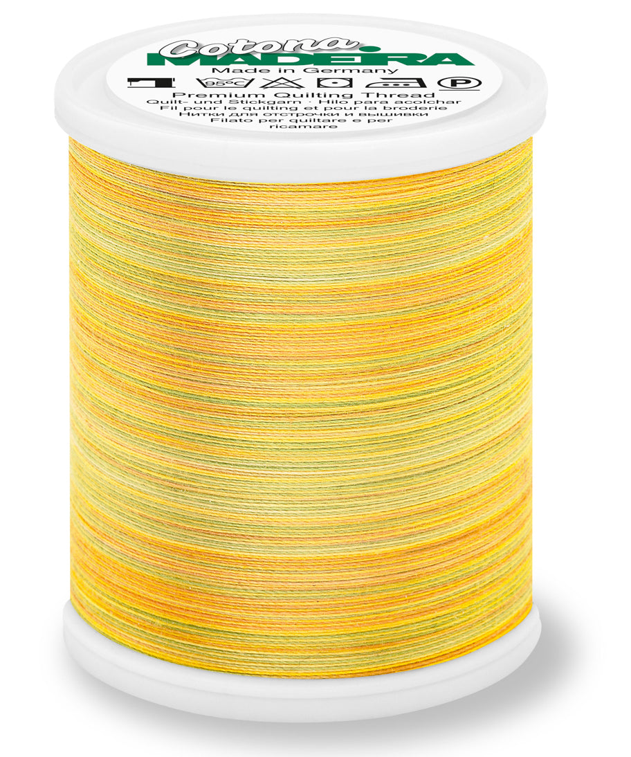 Cotona 50 - Premium Cotton Quilting & Sewing Thread, Multi-Color