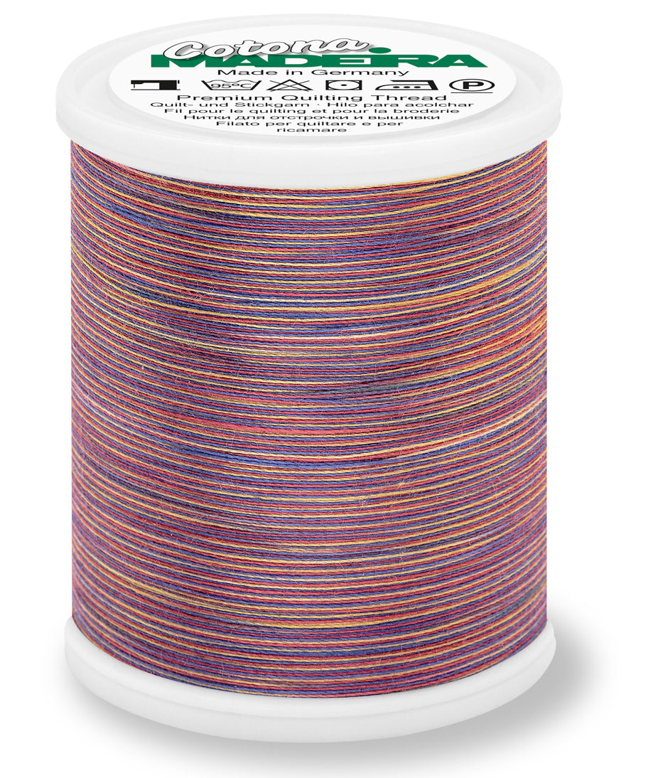 Cotona 50 - Premium Cotton Quilting & Sewing Thread, Multi-Color