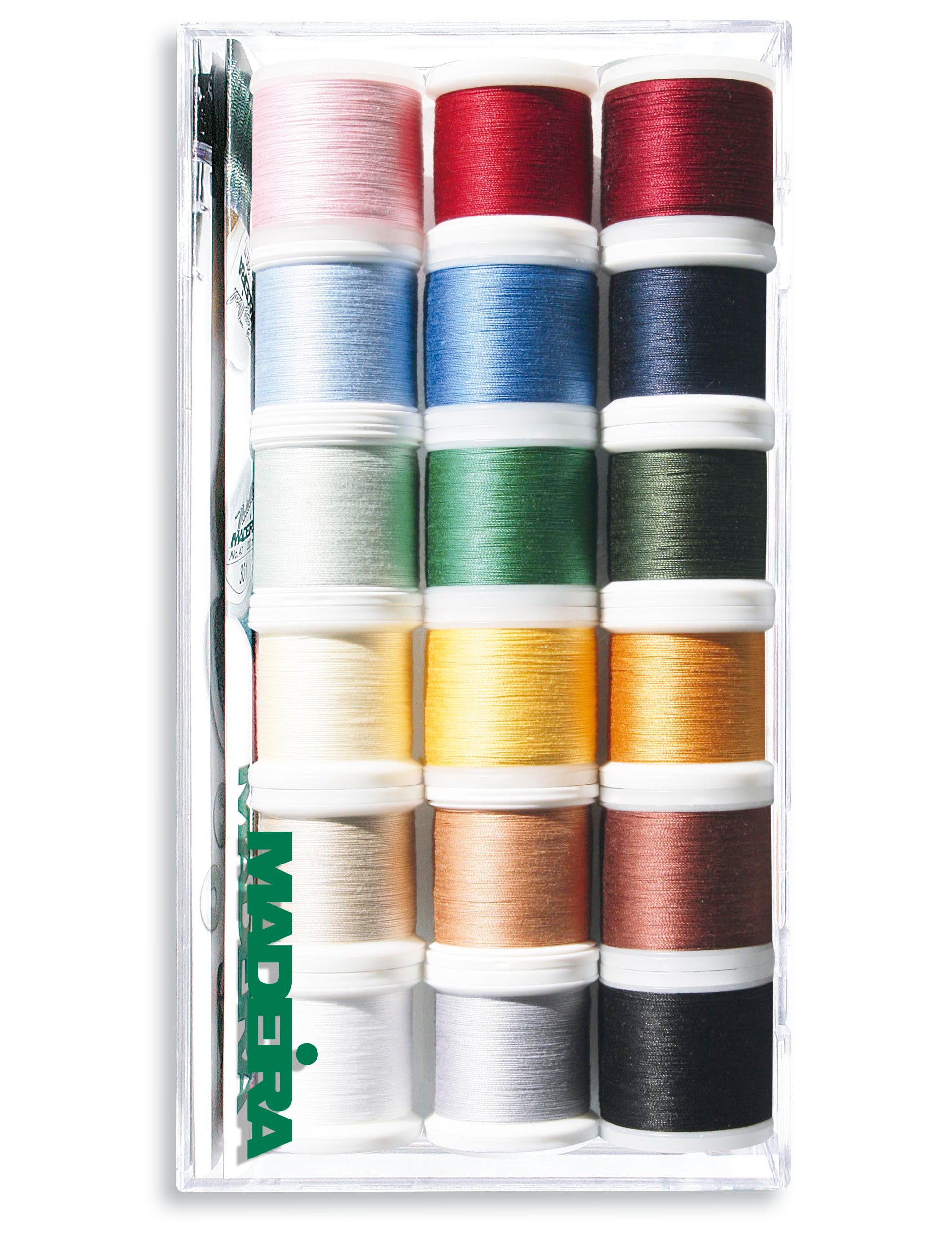 Madeira Cotona 30 Cotton Quilting & Sewing Thread Set - 18 Colors ...