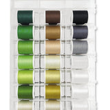 Sensa Green 40 – Quilt Box, 1100-yard (1000m) Spools, 40 Colors