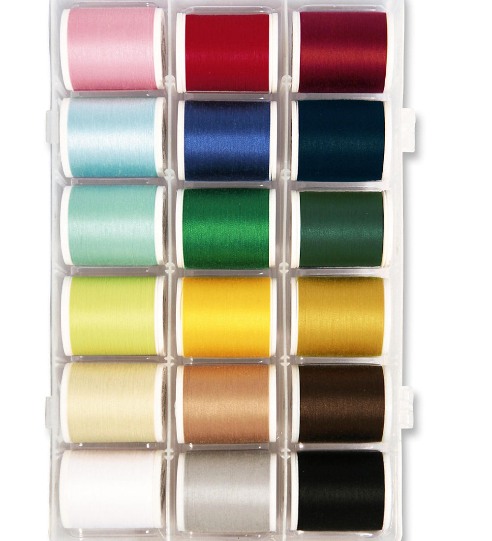 Aerofil 120 – Smart Box, 1100-yard (1000m) Spools, 18 Colors