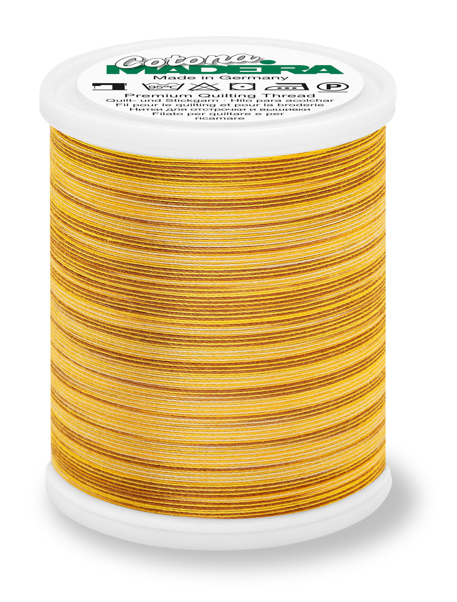 Cotona 30 - Premium Cotton Quilting & Sewing Thread, Multi-Color