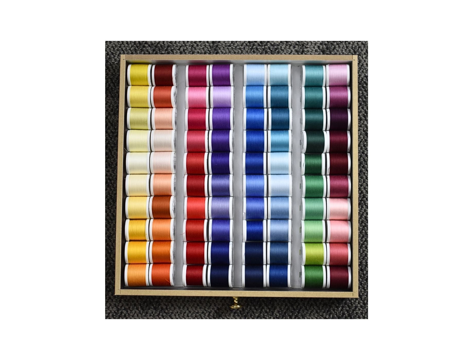 Madeira Aerofil 120 Polyester Sewing-Construction Thread | 194 x 440 Yards | 3-Drawer Treasure Chest | 8190