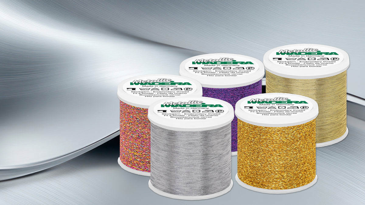 Madeira Thread Collection Metallic Threads – Madeira Quilting Thread