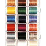 Cotona 50 – 1100-yard (1000m) Assortment Box, 12 Solid Colors, 6 Variegated Colors