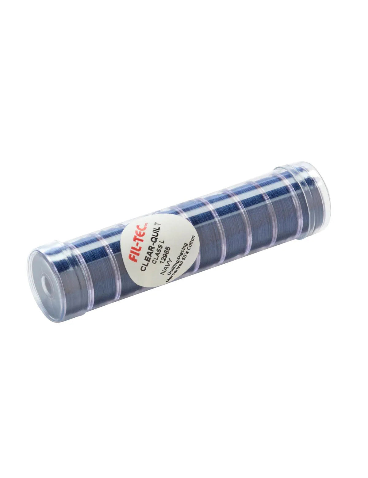 Clear-Quilt Cotton Bobbins - Tube of 10, Style L