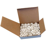 Clear-Quilt Cotton Bobbins - Box of 100, White, Style L