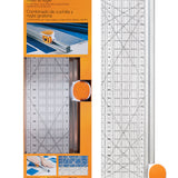 Rotary Cutter/Ruler Combo, Fiskars - Rectangle 6" x 24"