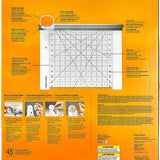 Rotary Cutter/Ruler Combo, Fiskars - Square 12" x 12"