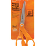 Scissors, Fiskars Classic 8" Orange Handle Bent