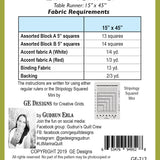 Lil' Marina - Table Runner Pattern 212