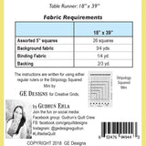 Lil' Nellie - Table runner pattern 193