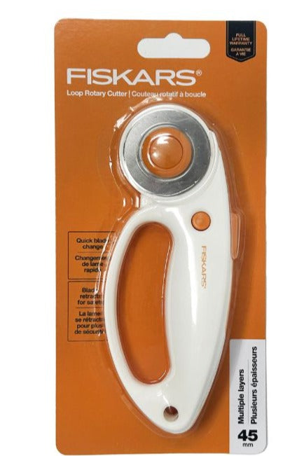 Rotary Cutter, Fiskars 45mm with Comfort Loop Handle