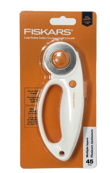 Rotary Cutter, Fiskars 45mm with Comfort Loop Handle