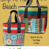 Strip To The Beach Tote Bag Pattern 165